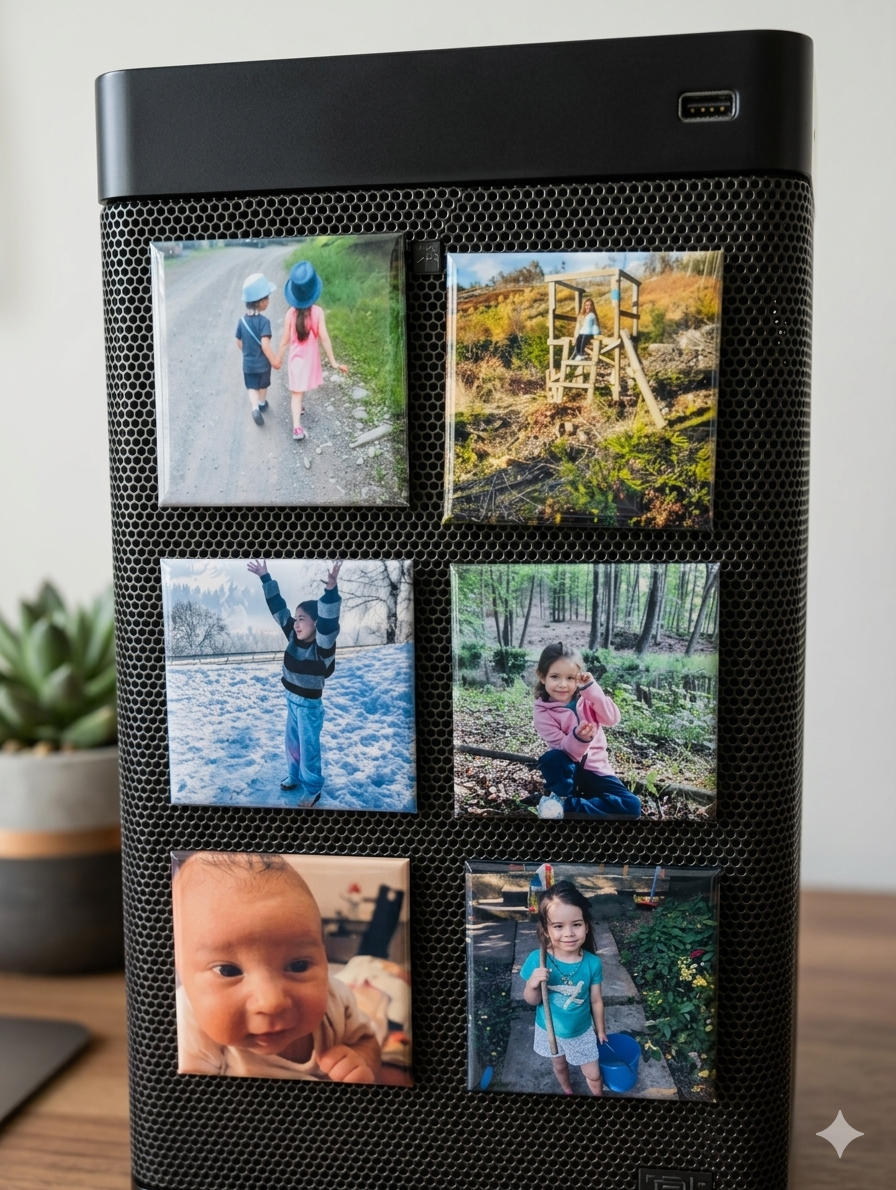 Fotomagnete für den Kühlschrank - Handgefertigt