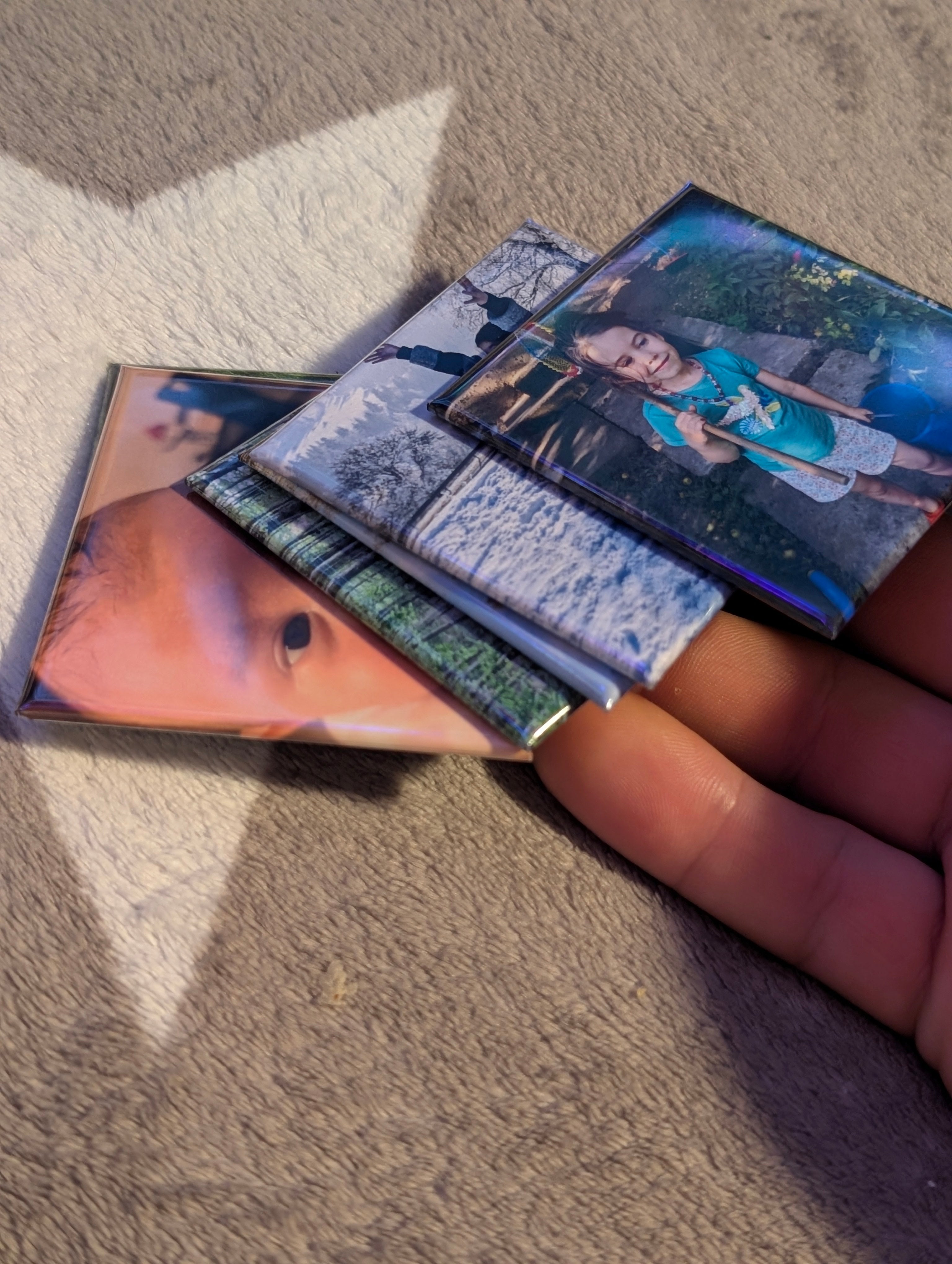 Fotomagnete für den Kühlschrank - Handgefertigt