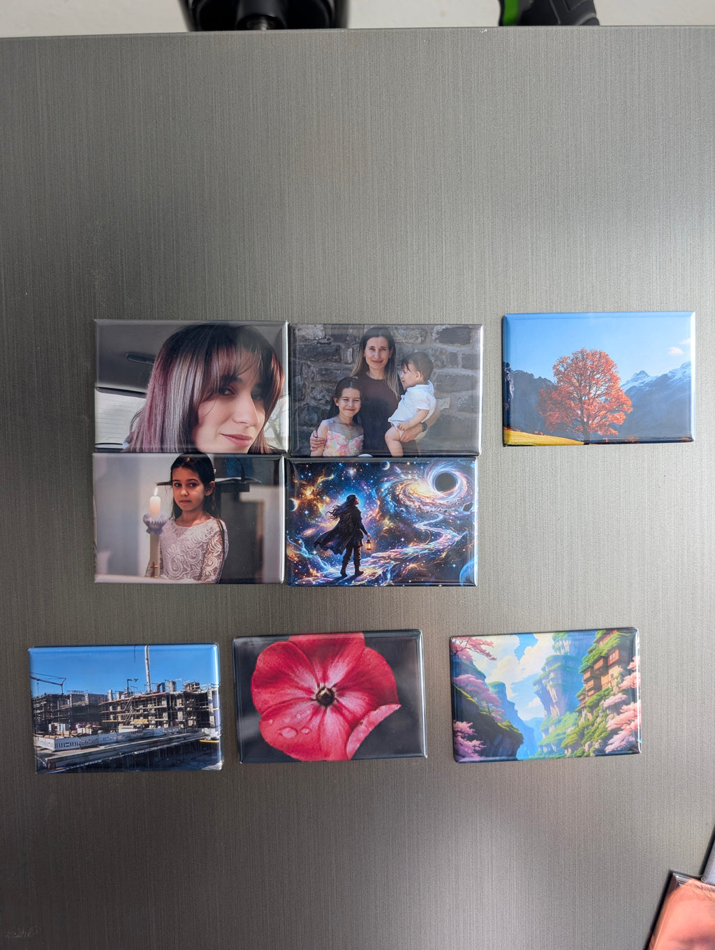 Fotomagnete für den Kühlschrank - Handgefertigt 78x53