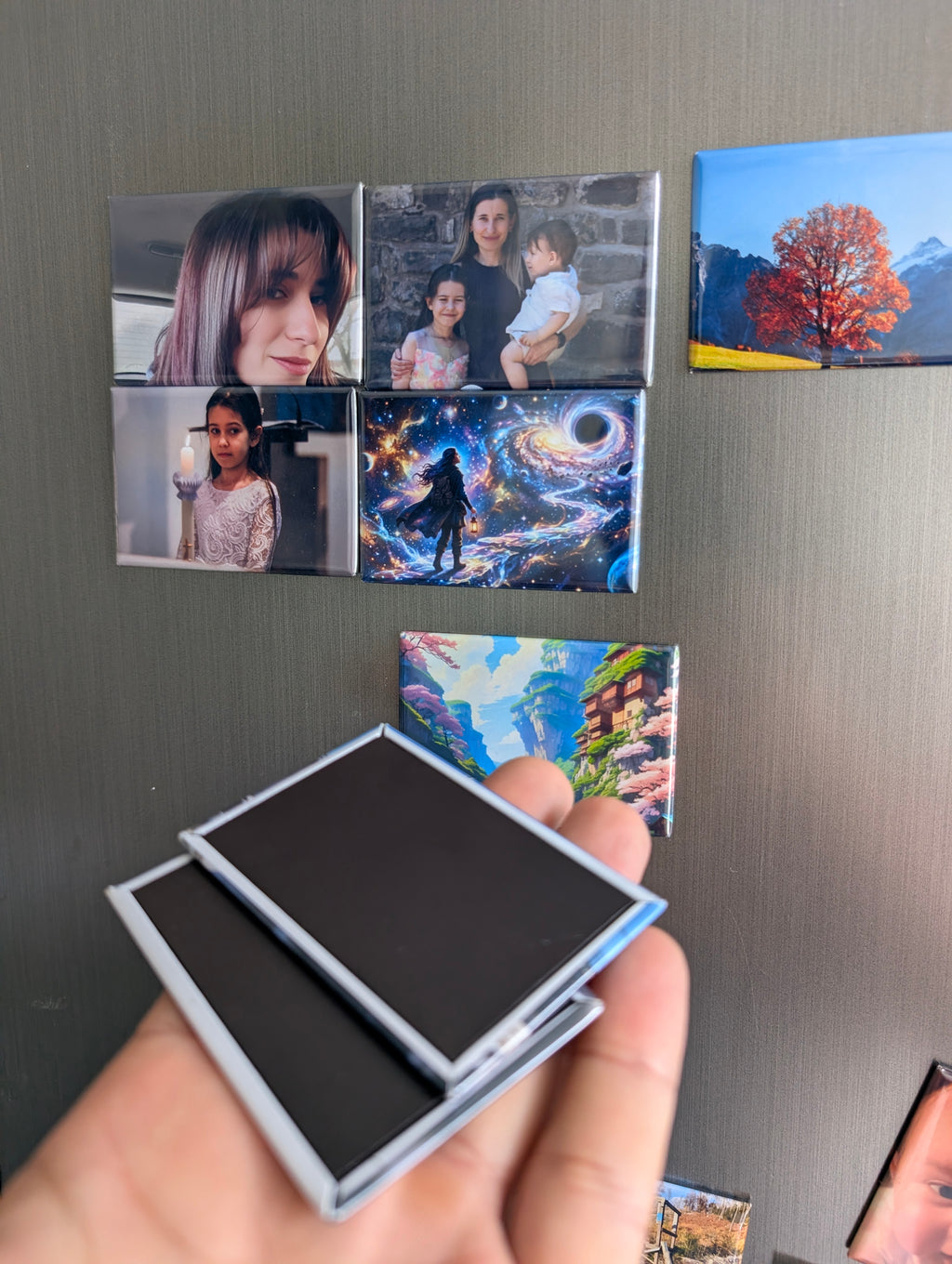 Fotomagnete für den Kühlschrank - Handgefertigt 78x53